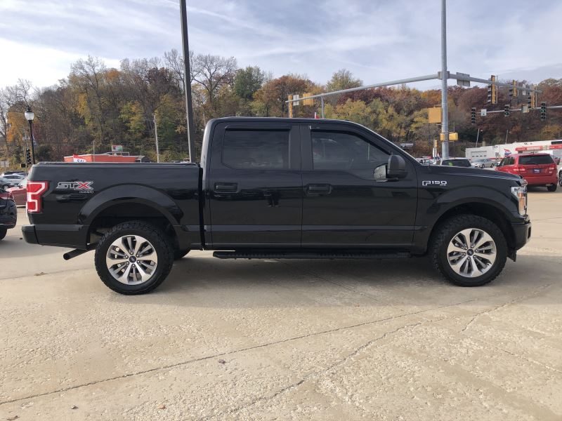 2018 Black Ford F150 Crew STX 4x4